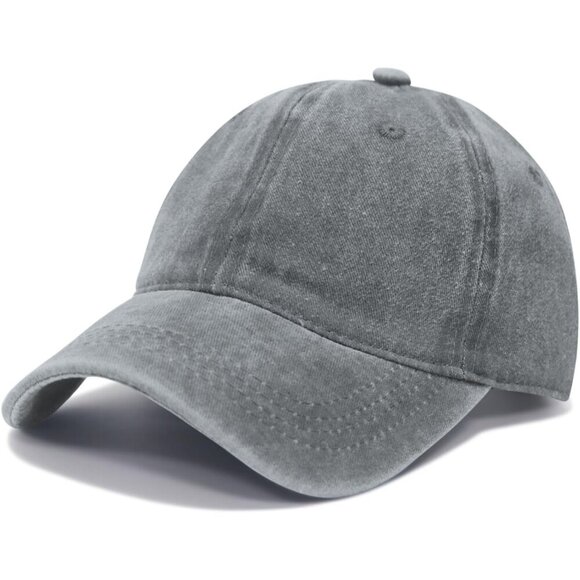 Baseball Cap Grey(Washed) Golf Dad Hat Men Women Plain Cap main image 7